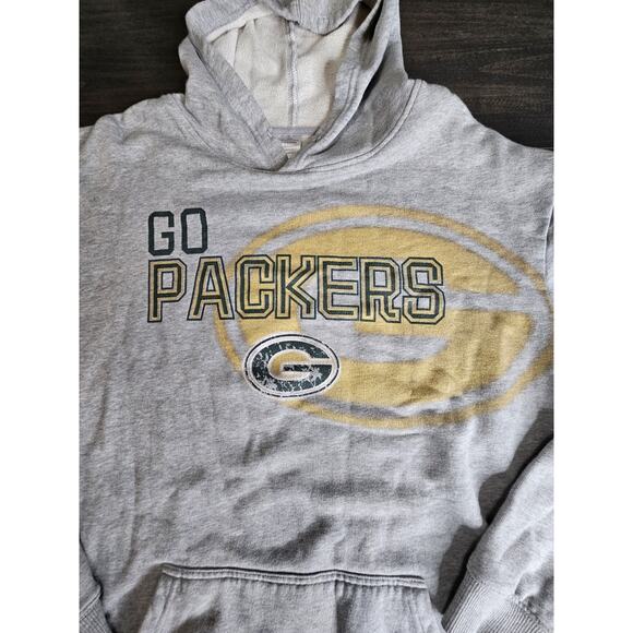 NFL Green Bay Packers Men's Pullover Hoodie Sweatshirt w/Pouch Size 2XL Go Pack - Picture 1 of 5